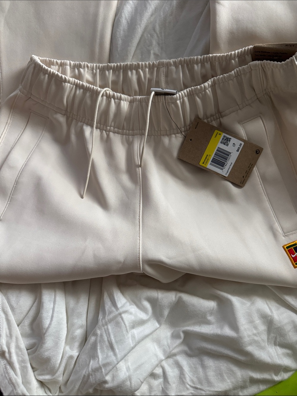 Women's Court Dri-FIT Heritage Windrunner Poly Knit Pant - Pale Ivory M